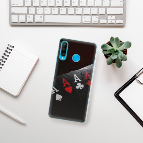 Silikonové pouzdro iSaprio - Huawei P30 Lite - Poker