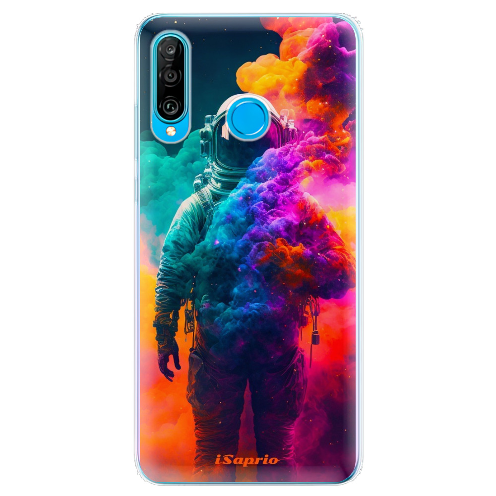 Odolné silikonové pouzdro iSaprio - Astronaut in Colors - Huawei P30 Lite