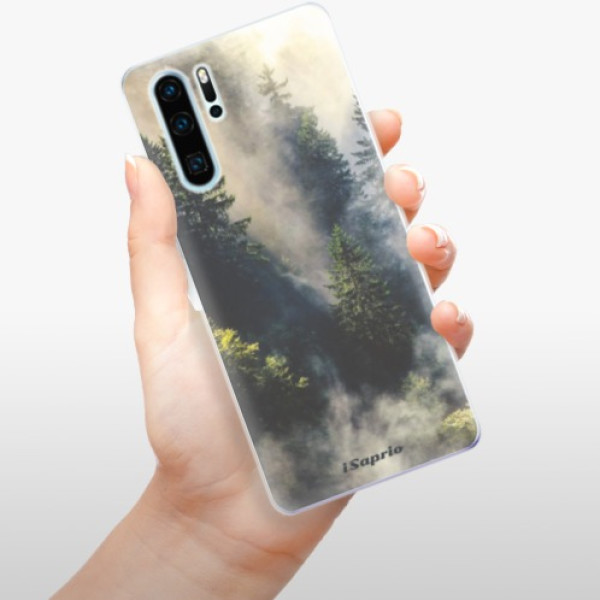 Silikonové pouzdro iSaprio - Huawei P30 Pro - Les v Mlze 01