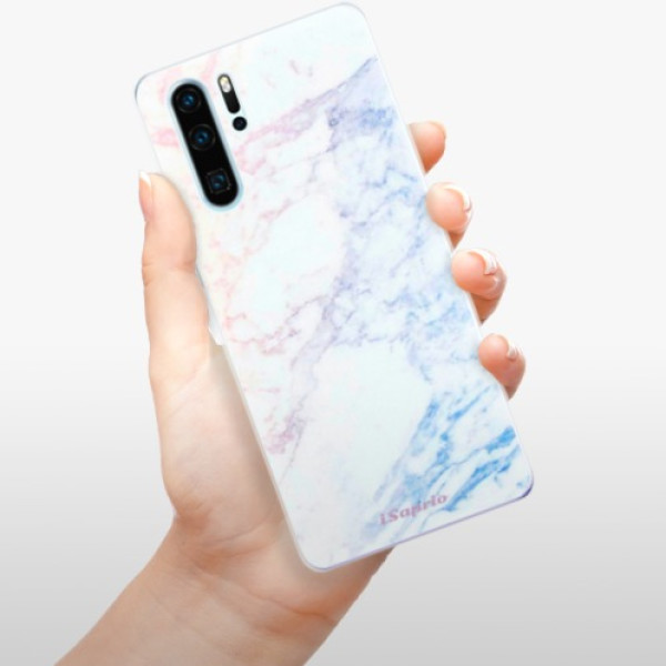 Silikonové pouzdro iSaprio - Huawei P30 Pro - Duhový Mramor 10