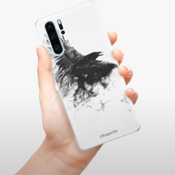 Silikonové pouzdro iSaprio - Huawei P30 Pro - Havran 01