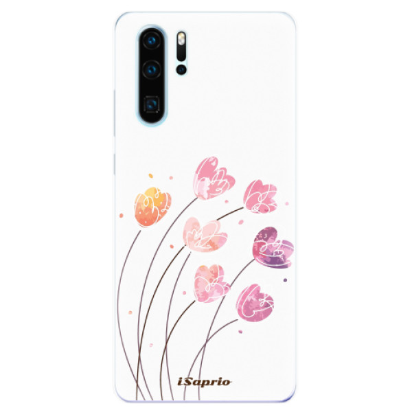 Silikonové odolné pouzdro iSaprio Květinky 14 na mobil Huawei P30 Pro (Silikonový odolný kryt, obal, pouzdro iSaprio Květinky 14 na mobilní telefon Huawei P30 Pro)