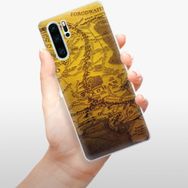 Silikonové pouzdro iSaprio - Huawei P30 Pro - Stará Mapa