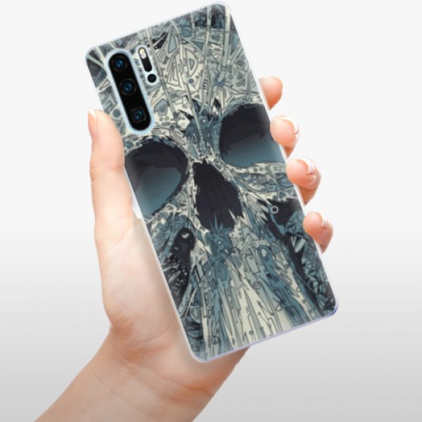 Silikonové pouzdro iSaprio - Huawei P30 Pro - Abstract Skull