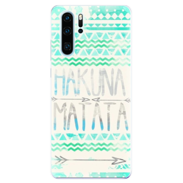 Odolné silikonové pouzdro iSaprio - Hakuna Matata Green - Huawei P30 Pro