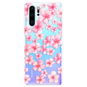 Silikonové pouzdro iSaprio - Huawei P30 Pro - Malé Růžové Květy 05