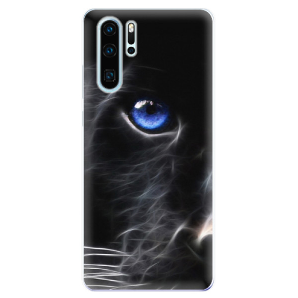 Silikonové odolné pouzdro iSaprio Black Puma na mobil Huawei P30 Pro (Silikonový odolný kryt, obal, pouzdro iSaprio Black Puma na mobilní telefon Huawei P30 Pro)