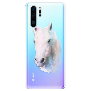 Silikonové pouzdro iSaprio - Huawei P30 Pro - Bílý kůň 01