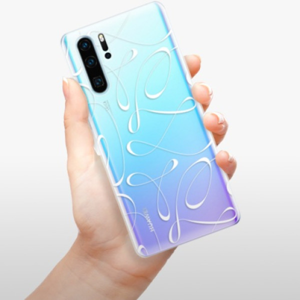 Silikonové pouzdro iSaprio - Huawei P30 Pro - Fancy bílé