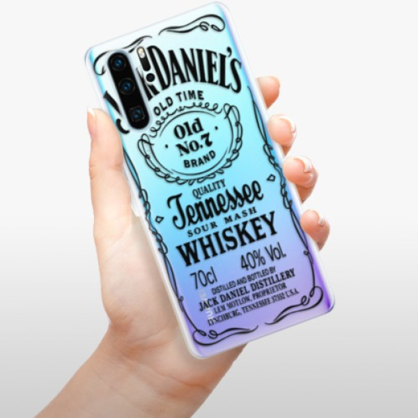 Silikonové pouzdro iSaprio - Huawei P30 Pro - Transparentí Black Jack