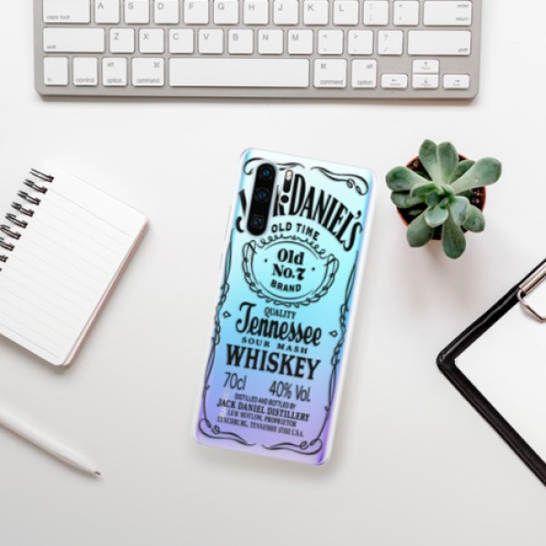 Silikonové pouzdro iSaprio - Huawei P30 Pro - Transparentí Black Jack