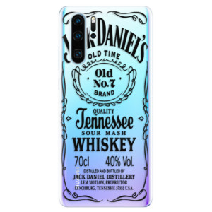 Silikonové pouzdro iSaprio - Huawei P30 Pro - Transparentí Black Jack