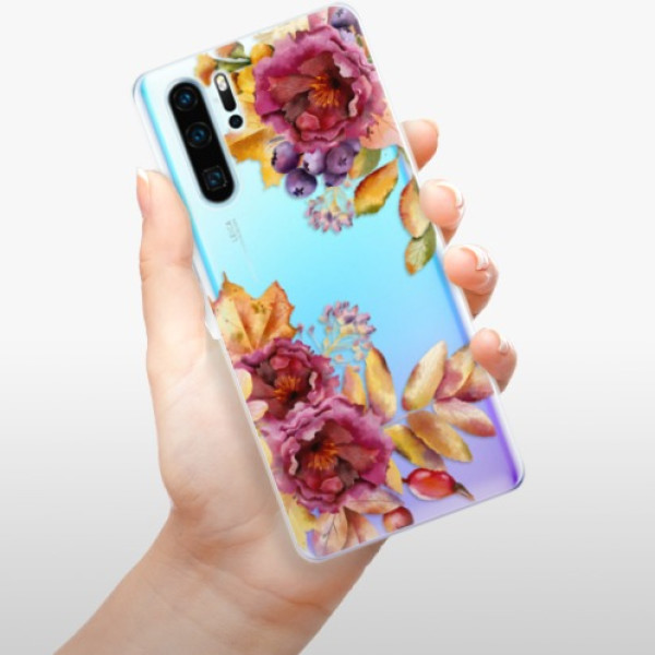 Silikonové pouzdro iSaprio - Huawei P30 Pro - Podzimní Květiny