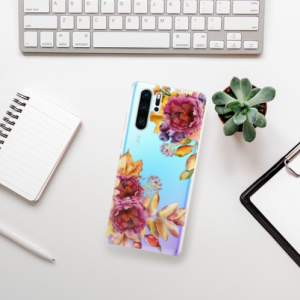 Silikonové pouzdro iSaprio - Huawei P30 Pro - Podzimní Květiny