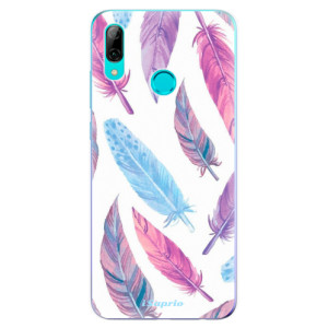 Silikonové pouzdro iSaprio - Huawei P Smart 2019 - Fialová Velká Pírka 10