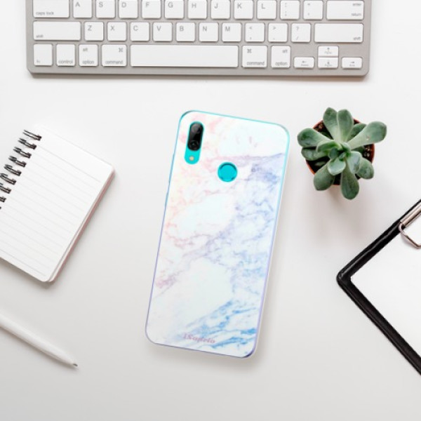 Silikonové pouzdro iSaprio - Huawei P Smart 2019 - Duhový Mramor 10