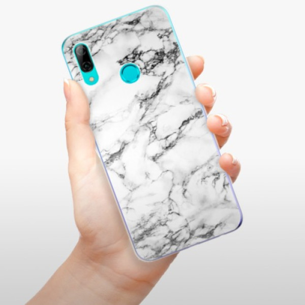 Silikonové pouzdro iSaprio - Huawei P Smart 2019 - Bílý Mramor 01