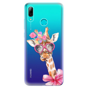 Silikonové pouzdro iSaprio - Huawei P Smart 2019 - Žirafa Dámička