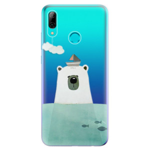 Silikonové pouzdro iSaprio - Huawei P Smart 2019 - Medvěd s Lodí