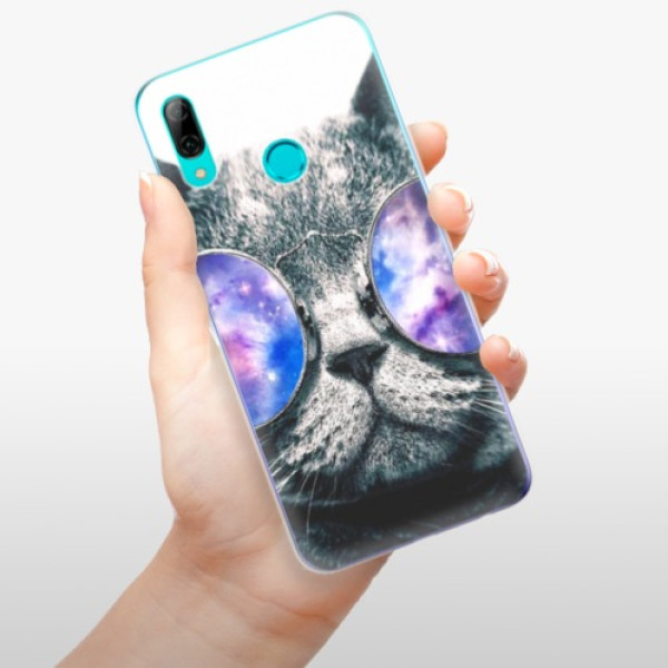 Silikonové pouzdro iSaprio - Huawei P Smart 2019 - Galaktická Číča