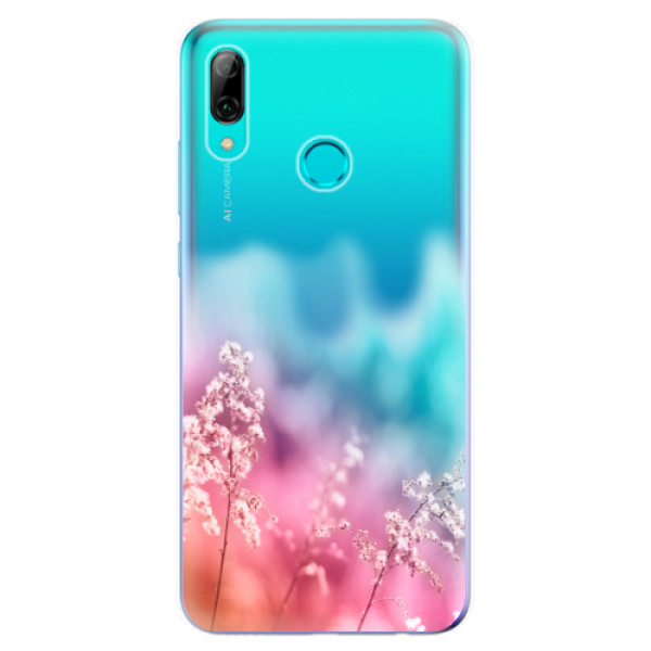 Odolné silikonové pouzdro iSaprio - Rainbow Grass - Huawei P Smart 2019