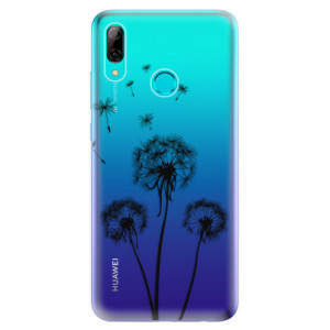 Silikonové pouzdro iSaprio - Huawei P Smart 2019 - Tři Černé Pampelišky