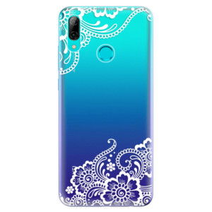 Silikonové pouzdro iSaprio - Huawei P Smart 2019 - Bílá Krajka 02