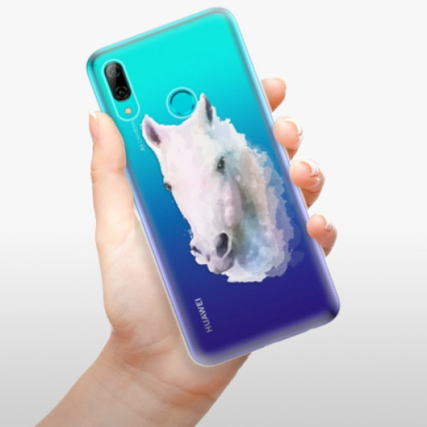 Silikonové pouzdro iSaprio - Huawei P Smart 2019 - Bílý kůň 01