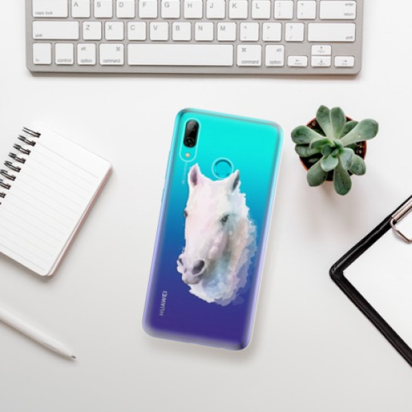 Silikonové pouzdro iSaprio - Huawei P Smart 2019 - Bílý kůň 01