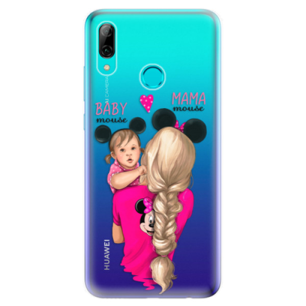 Odolné silikonové pouzdro iSaprio - Mama Mouse Blond and Girl - Huawei P Smart 2019