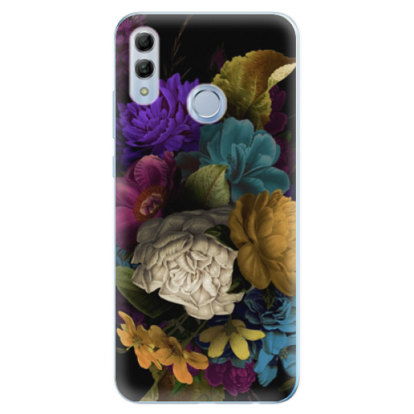 Silikonové odolné pouzdro iSaprio Temné Květy na mobil Honor 10 Lite (Silikonový odolný kryt, obal, pouzdro iSaprio Temné Květy na mobilní telefon Huawei Honor 10 Lite)
