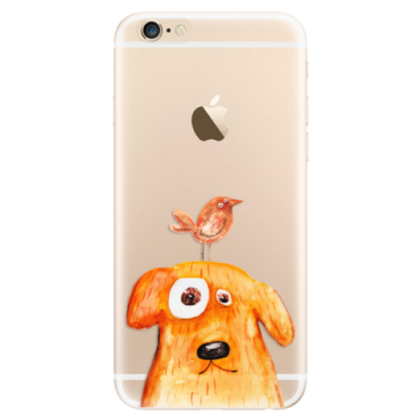 Odolné silikonové pouzdro iSaprio - Dog And Bird - iPhone 6/6S