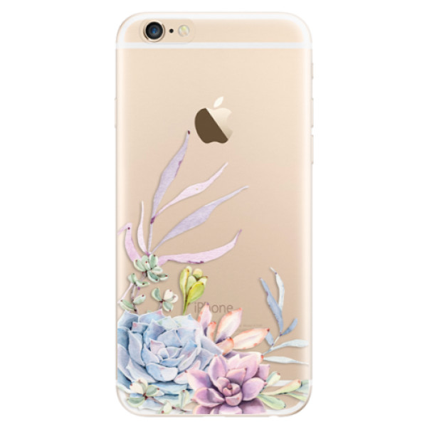 Odolné silikonové pouzdro iSaprio - Succulent 01 - iPhone 6/6S