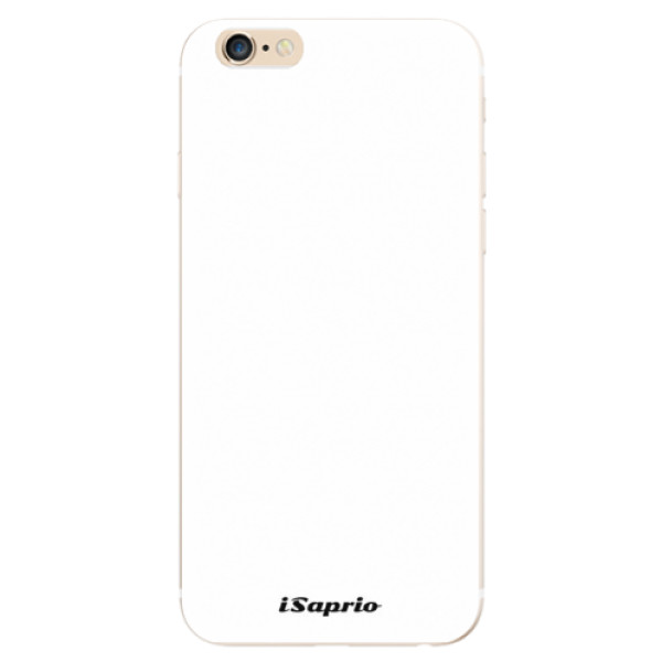 Silikonové odolné pouzdro iSaprio 4Pure bílé na mobil Apple iPhone 6 / Apple iPhone 6S (Silikonový odolný kryt, obal, pouzdro iSaprio 4Pure bílé na mobil Apple iPhone 6 / Apple iPhone 6S)