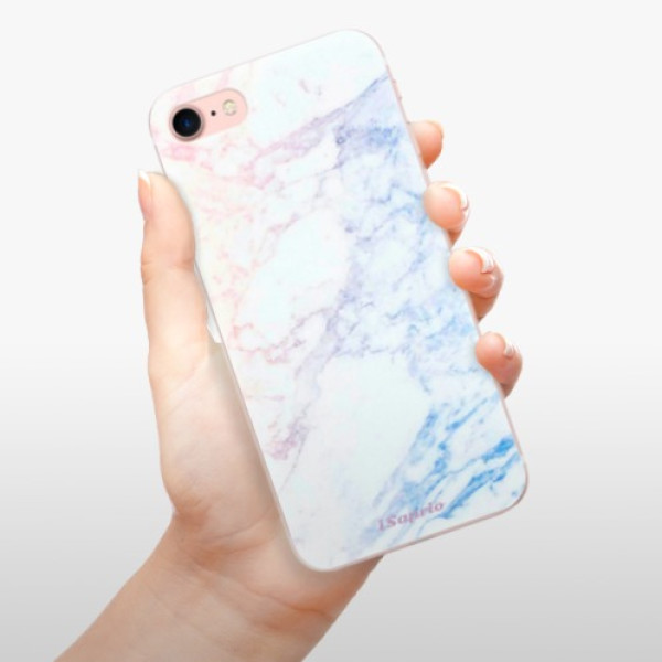 Silikonové pouzdro iSaprio - Apple iPhone 7 - Raibow Marble 10