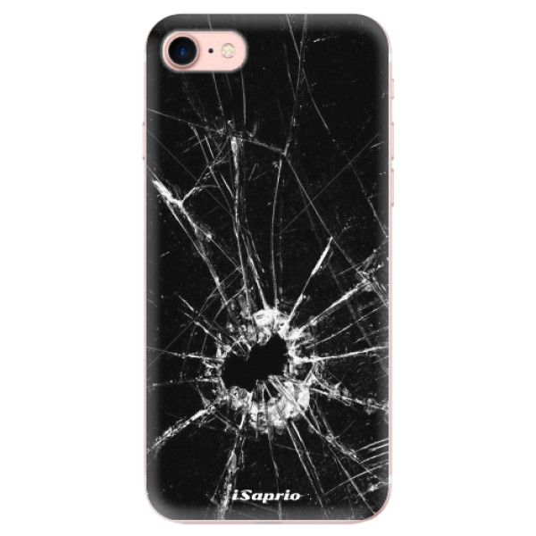 Silikonové odolné pouzdro iSaprio Broken Glass 10 na mobil Apple iPhone 7 (Silikonový odolný kryt, obal, pouzdro iSaprio Broken Glass 10 na mobil Apple iPhone 7)