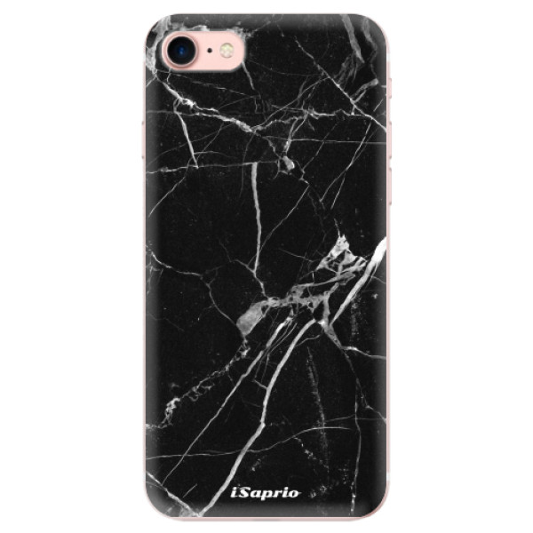 Odolné silikonové pouzdro iSaprio - Black Marble 18 - iPhone 7