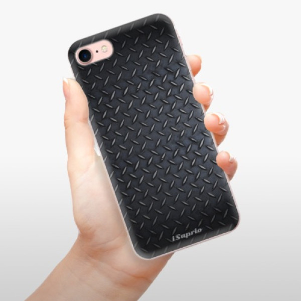 Silikonové pouzdro iSaprio - Apple iPhone 7 - Metal 01