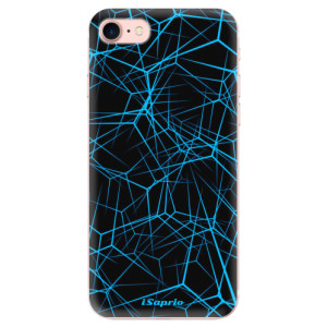 Silikonové pouzdro iSaprio - Apple iPhone 7 - Abstract Outlines 12