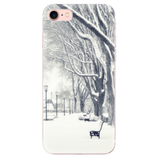 Odolné silikonové pouzdro iSaprio - Snow Park - iPhone 7