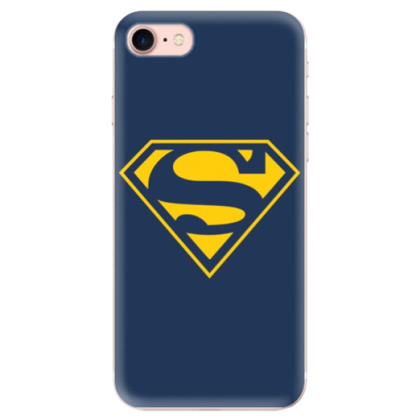 Silikonové odolné pouzdro iSaprio Superman 03 na mobil Apple iPhone 7 (Silikonový odolný kryt, obal, pouzdro iSaprio Superman 03 na mobil Apple iPhone 7)
