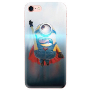 Silikonové pouzdro iSaprio - Apple iPhone 7 - Mimons Superman 02