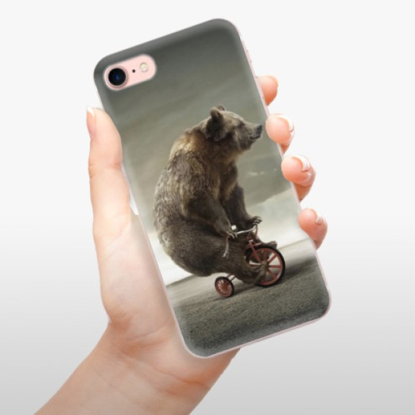 Silikonové pouzdro iSaprio - Apple iPhone 7 - Bear 01