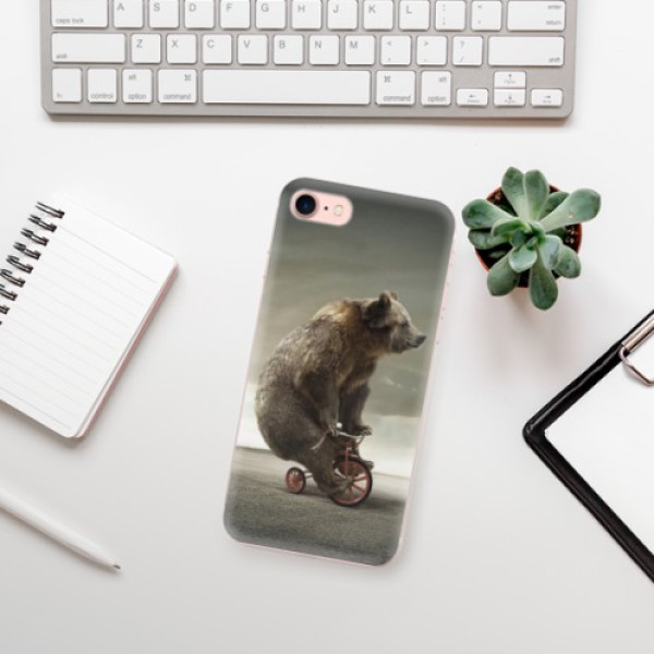 Silikonové pouzdro iSaprio - Apple iPhone 7 - Bear 01