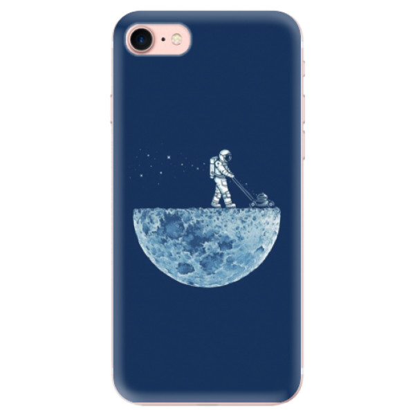 Silikonové odolné pouzdro iSaprio Moon 01 na mobil Apple iPhone 7 (Silikonový odolný kryt, obal, pouzdro iSaprio Moon 01 na mobil Apple iPhone 7)