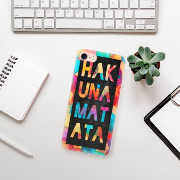 Silikonové pouzdro iSaprio - Apple iPhone 7 - Hakuna Matata 01