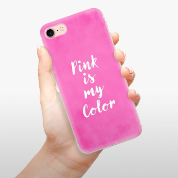 Silikonové pouzdro iSaprio - Apple iPhone 7 - Pink is my color