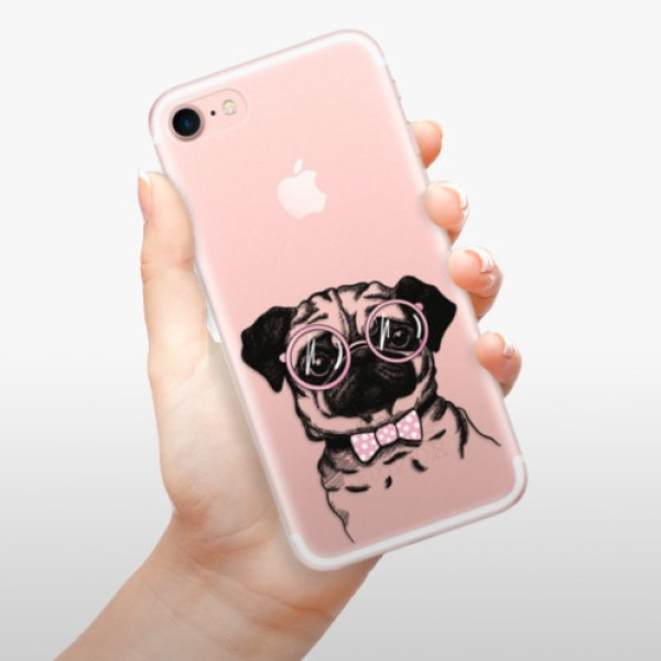 Silikonové pouzdro iSaprio - Apple iPhone 7 - The Pug