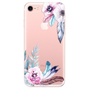 Silikonové pouzdro iSaprio - Apple iPhone 7 - Flower Pattern 04