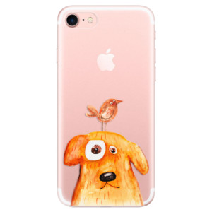 Silikonové pouzdro iSaprio - Apple iPhone 7 - Dog And Bird
